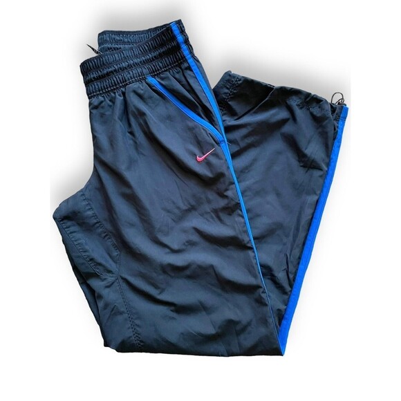 Nike Dri-Fit Athletic Pants Women's Blue Pink Medium RN#56323 - Picture 1 of 6